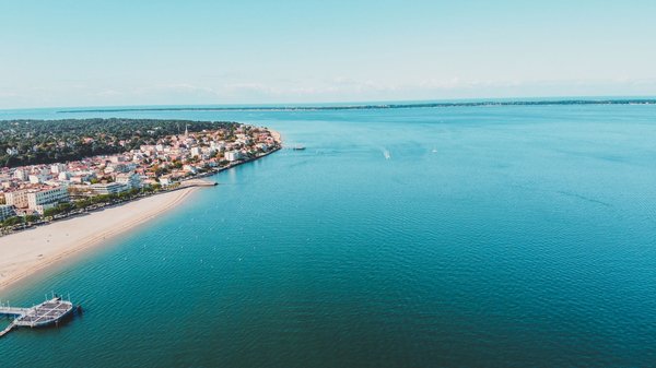 Balades en petit train au Bassin d'Arcachon